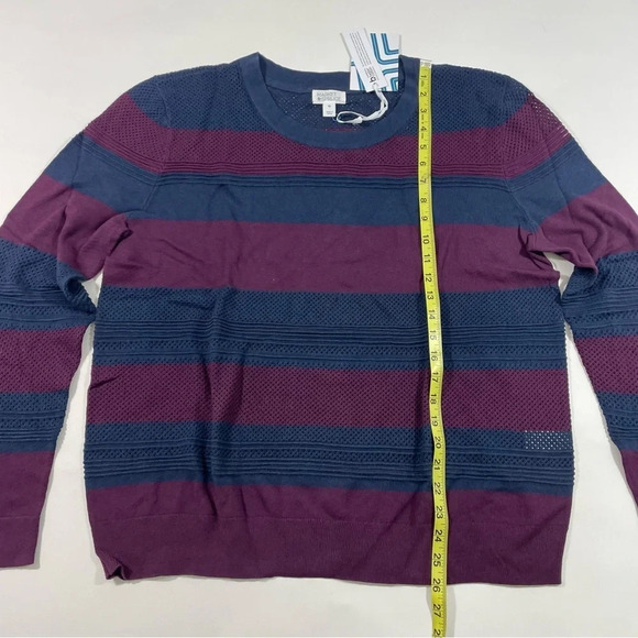New Market & Spruce Colorblock Stripe Sweater - Picture 5 of 6